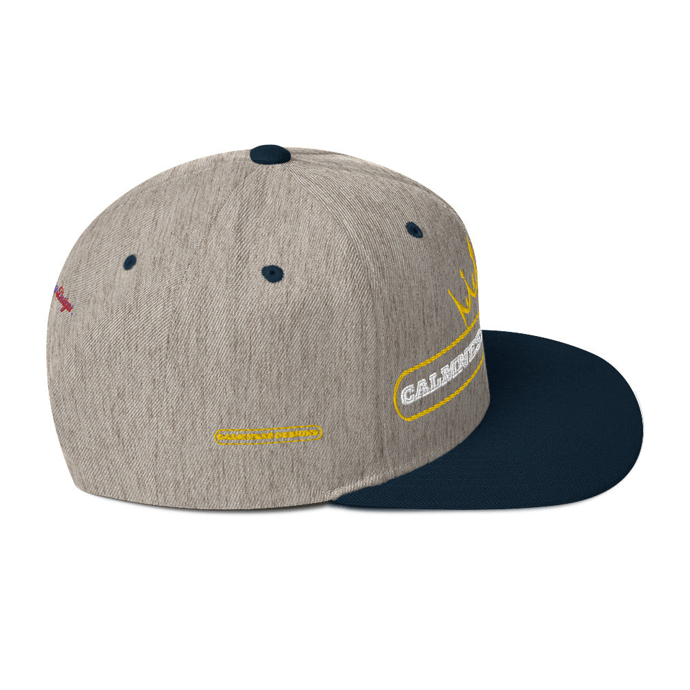 Text Frame, CALMNESS DESIGNS, Creative Designer's, Snapback Hat