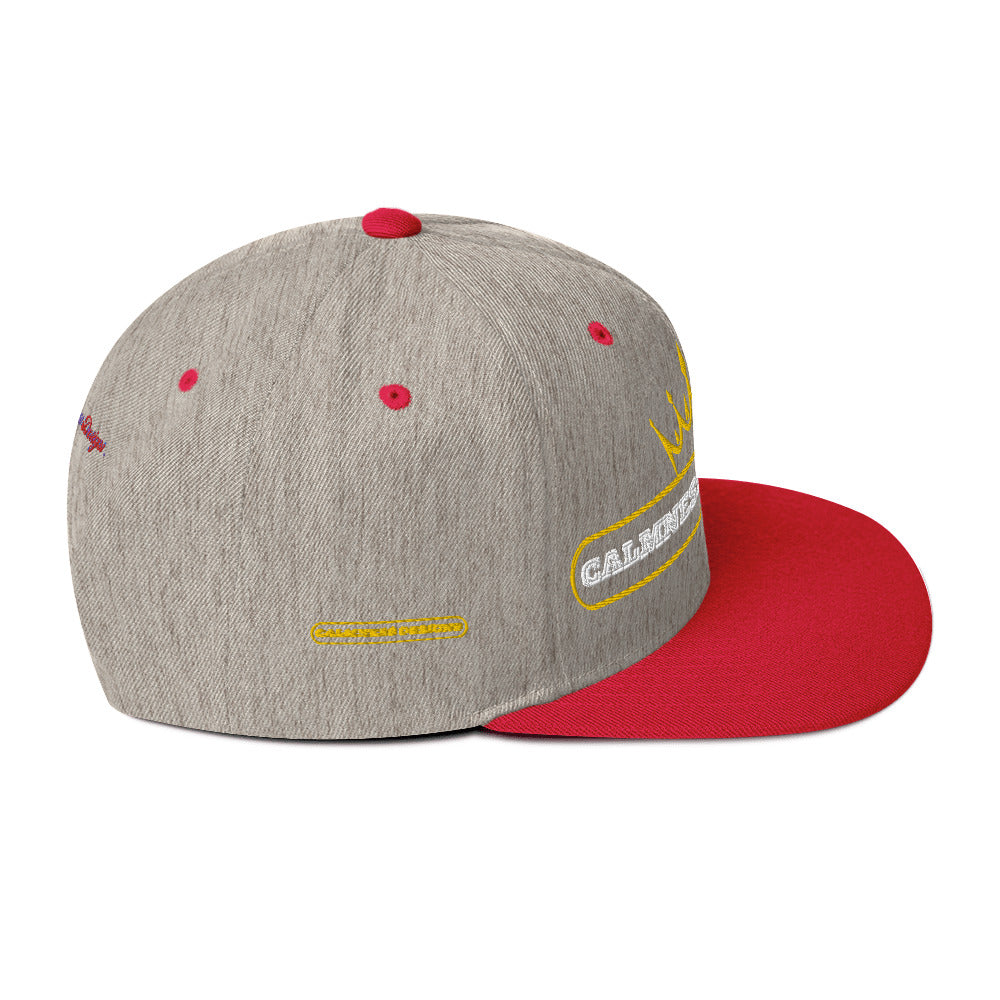 Text Frame, CALMNESS DESIGNS, Creative Designer's, Snapback Hat