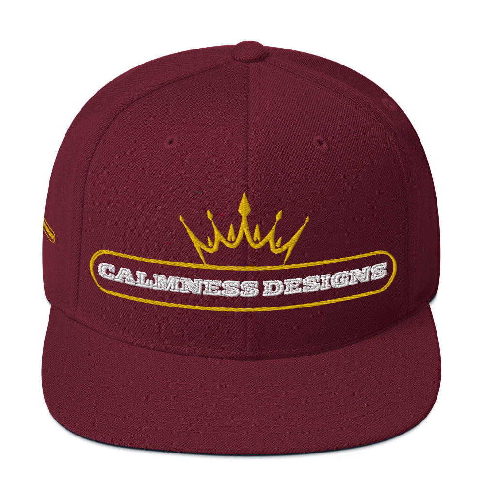 Text Frame, CALMNESS DESIGNS, Creative Designer's, Snapback Hat