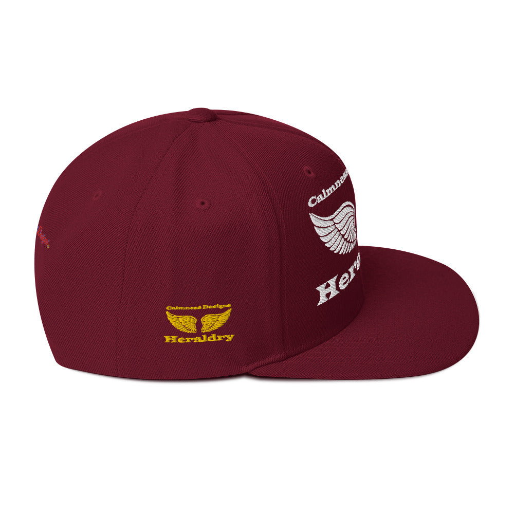 Wings for Heraldry, CALMNESS DESIGNS, Creative Designer's, Snapback Hat