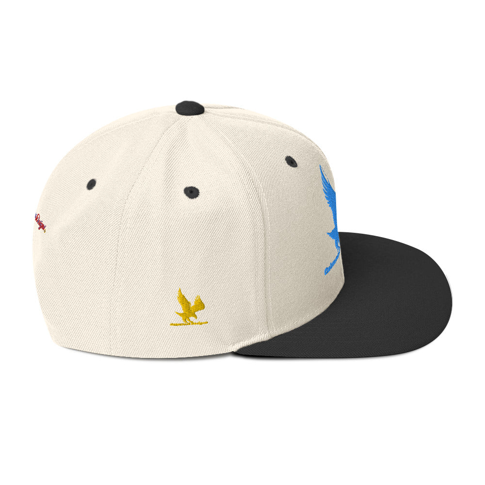 Flying Eagle, CALMNESS DESIGNS, Creative Designer's, Snapback Hat