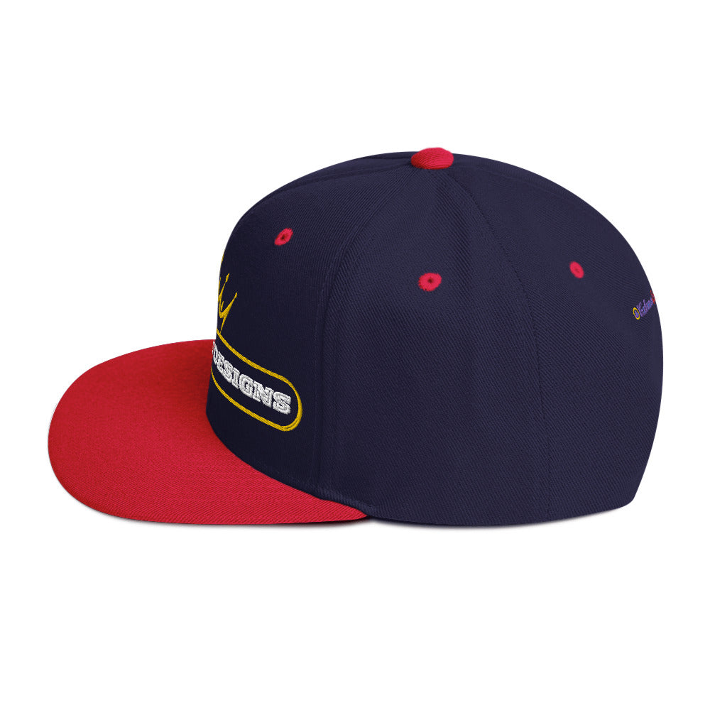 Text Frame, CALMNESS DESIGNS, Creative Designer's, Snapback Hat