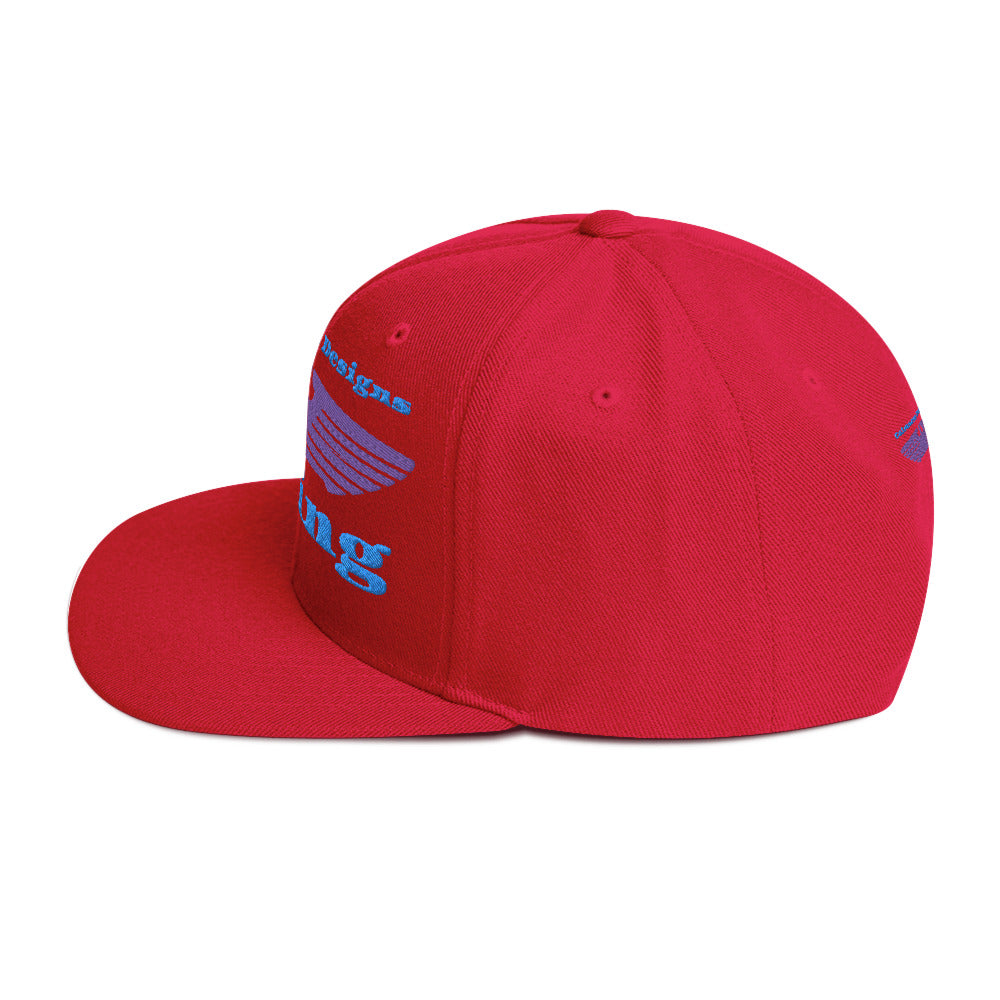 Flying Eagle, CALMNESS DESIGNS, Creative Designer's, Snapback Hat