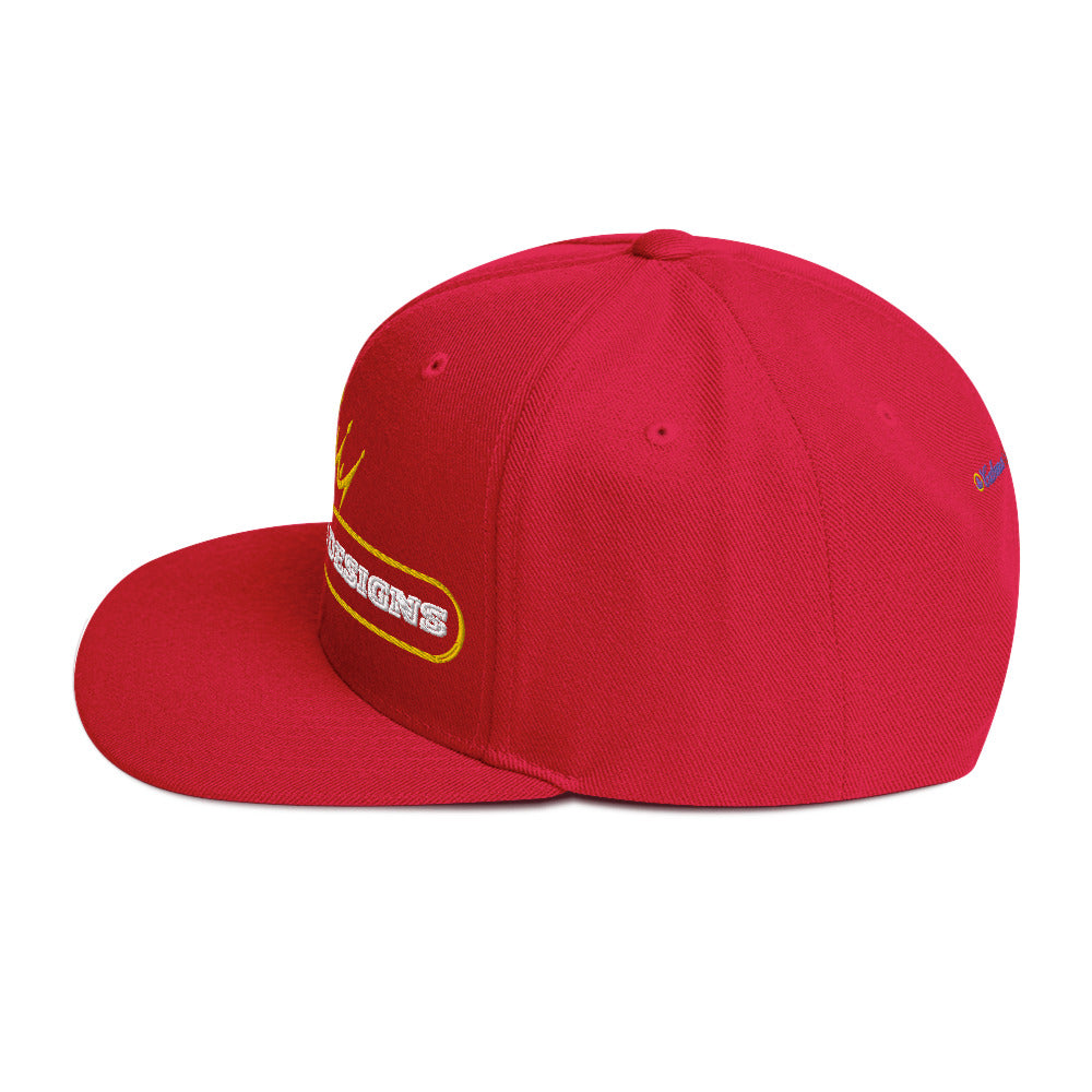 Text Frame, CALMNESS DESIGNS, Creative Designer's, Snapback Hat