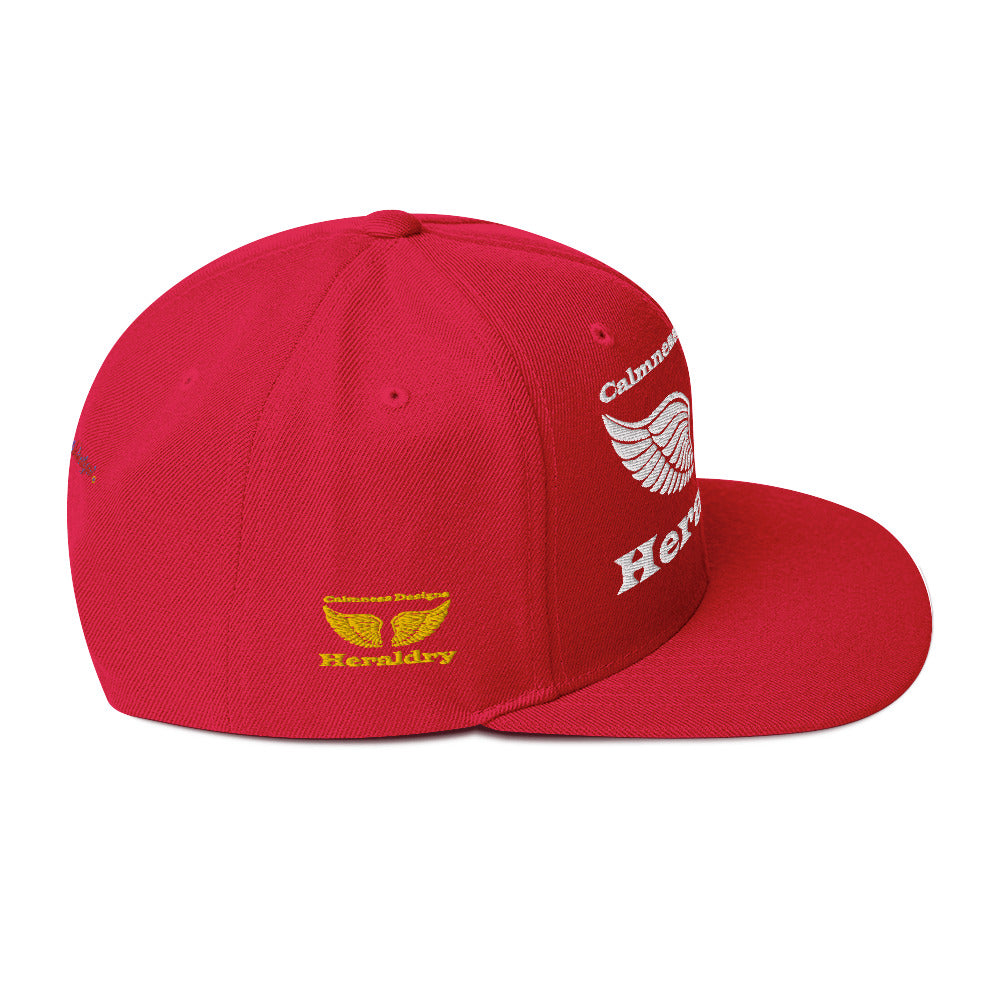 Wings for Heraldry, CALMNESS DESIGNS, Creative Designer's, Snapback Hat