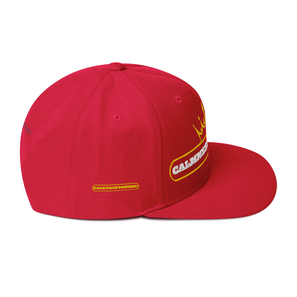 Text Frame, CALMNESS DESIGNS, Creative Designer's, Snapback Hat