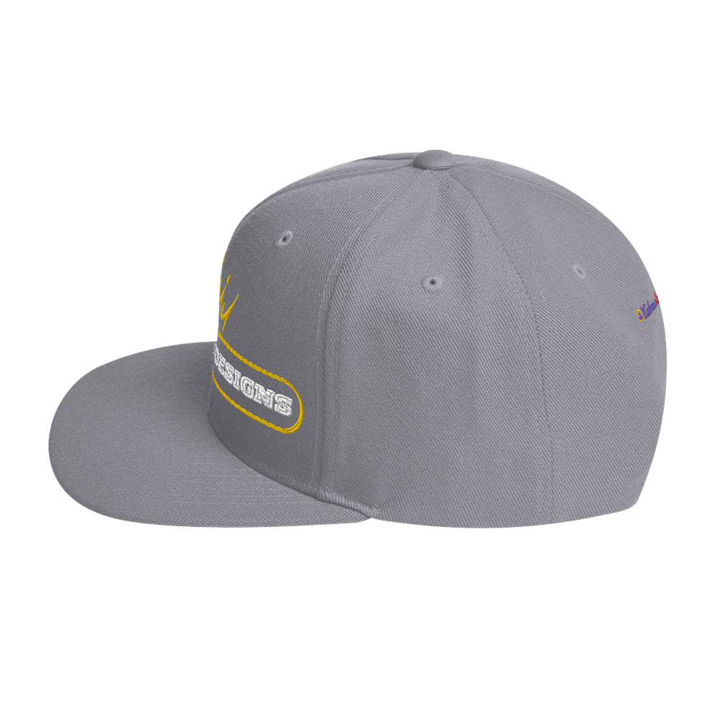 Text Frame, CALMNESS DESIGNS, Creative Designer's, Snapback Hat
