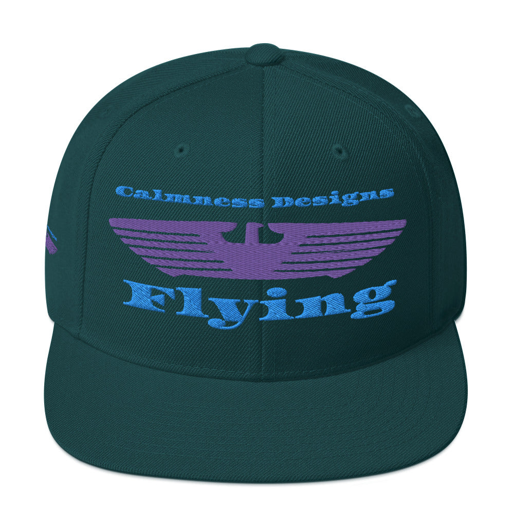 Flying Eagle, CALMNESS DESIGNS, Creative Designer's, Snapback Hat
