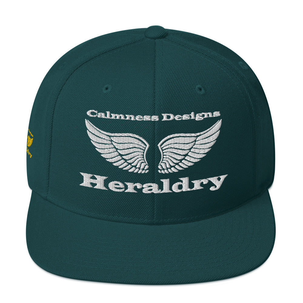 Wings for Heraldry, CALMNESS DESIGNS, Creative Designer's, Snapback Hat