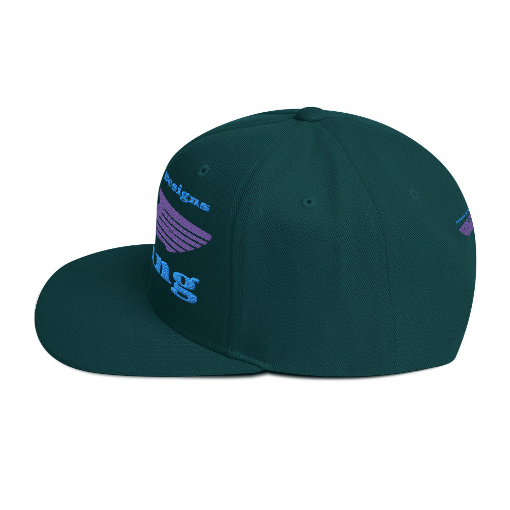 Flying Eagle, CALMNESS DESIGNS, Creative Designer's, Snapback Hat
