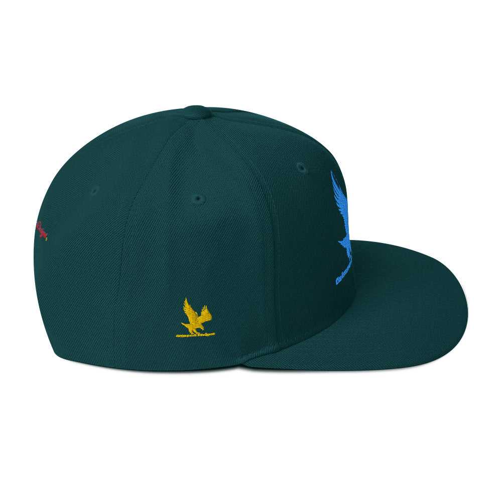 Flying Eagle, CALMNESS DESIGNS, Creative Designer's, Snapback Hat