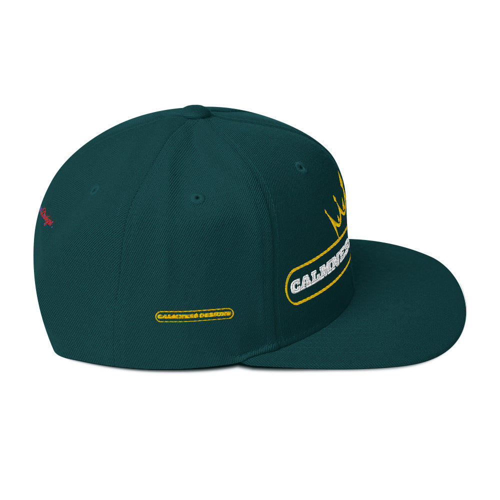 Text Frame, CALMNESS DESIGNS, Creative Designer's, Snapback Hat
