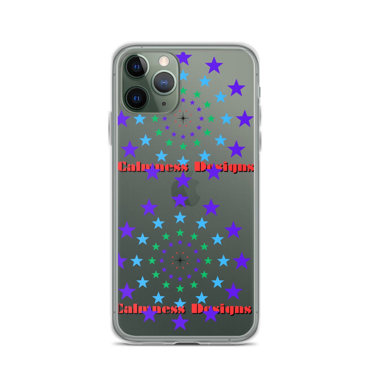 Stars Circle Icon, Calmness Designs, Clear Case for iPhone®