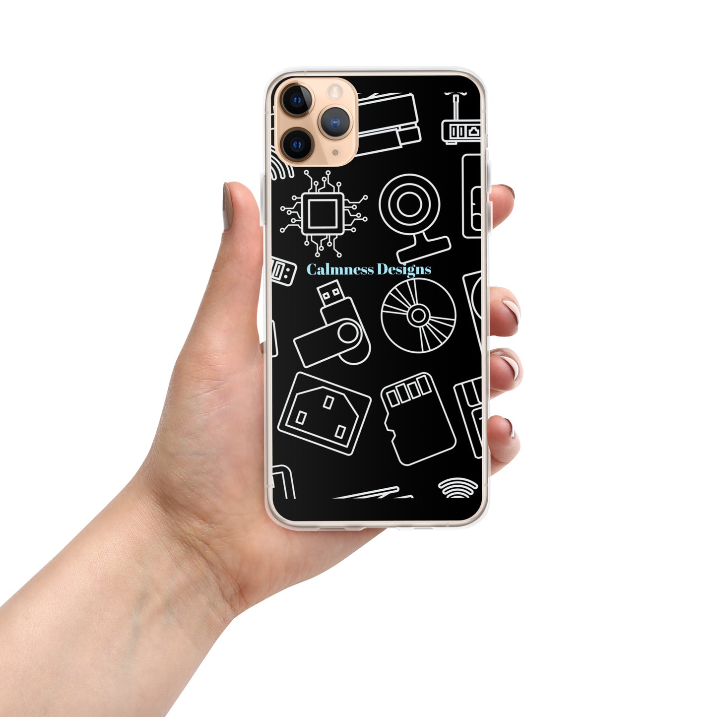 Computer Hardware's, Calmness Designs, Creative Designs, Clear Case for iPhone®