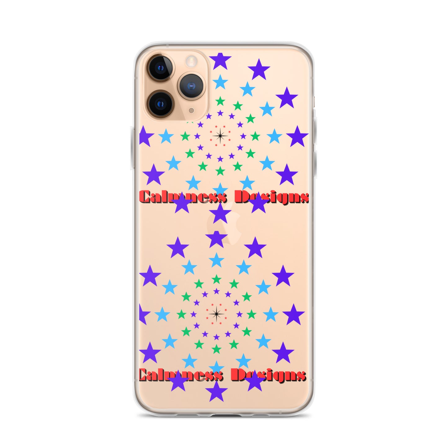 Stars Circle Icon, Calmness Designs, Clear Case for iPhone®