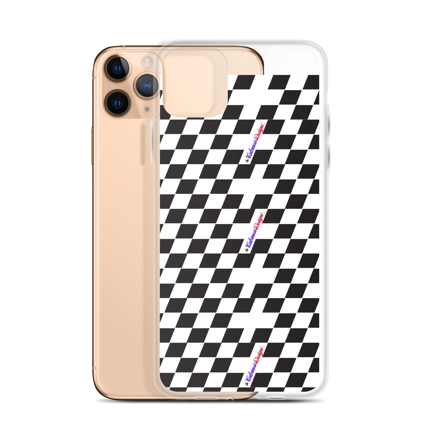 Race Flag Automotive Championship, Calmness Designs, Clear Case for iPhone®