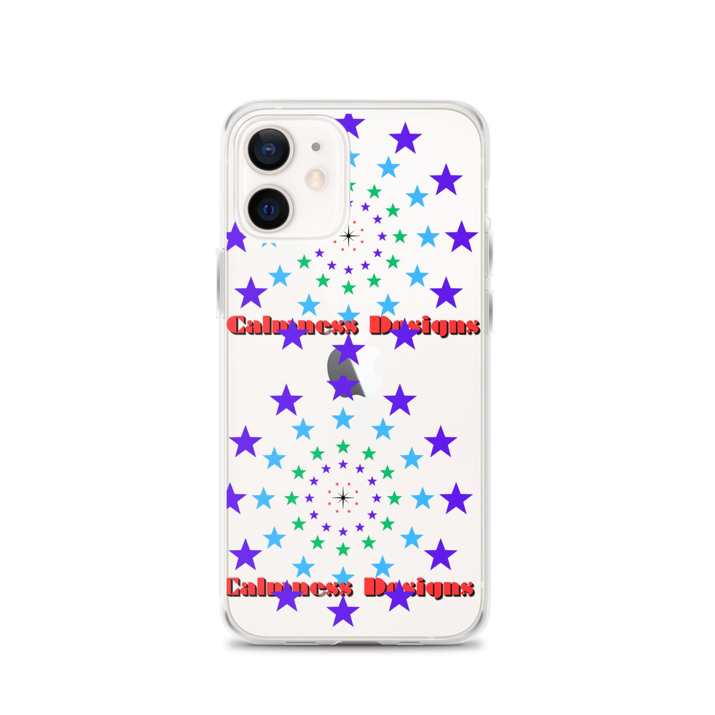 Stars Circle Icon, Calmness Designs, Clear Case for iPhone®