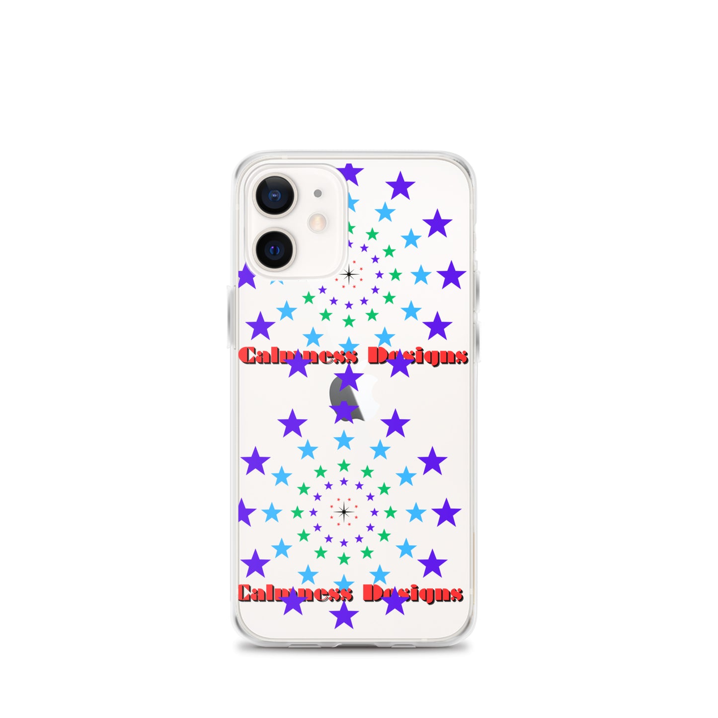 Stars Circle Icon, Calmness Designs, Clear Case for iPhone®