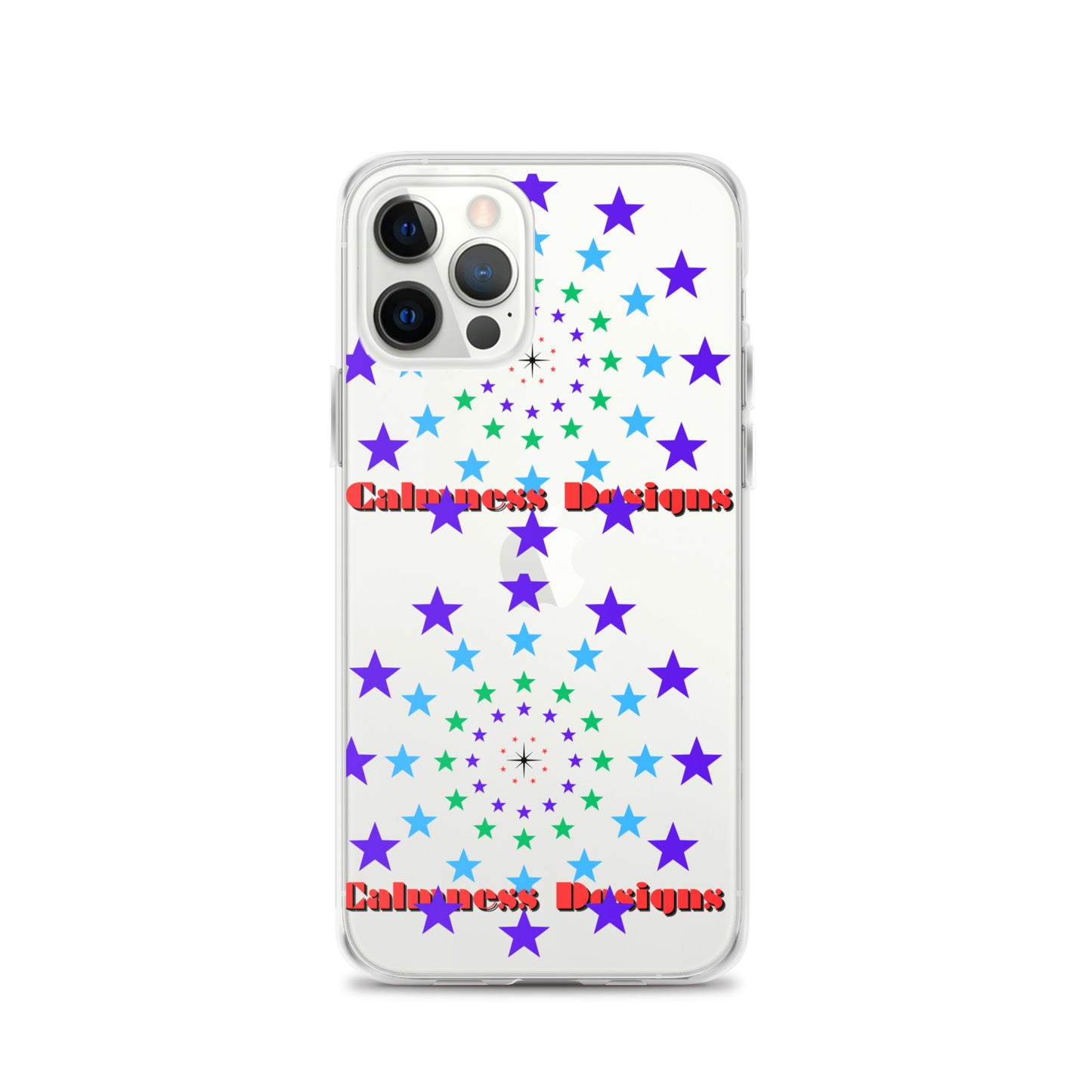 Stars Circle Icon, Calmness Designs, Clear Case for iPhone®