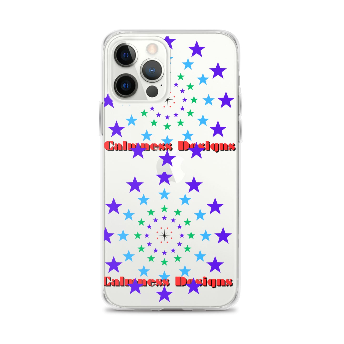 Stars Circle Icon, Calmness Designs, Clear Case for iPhone®