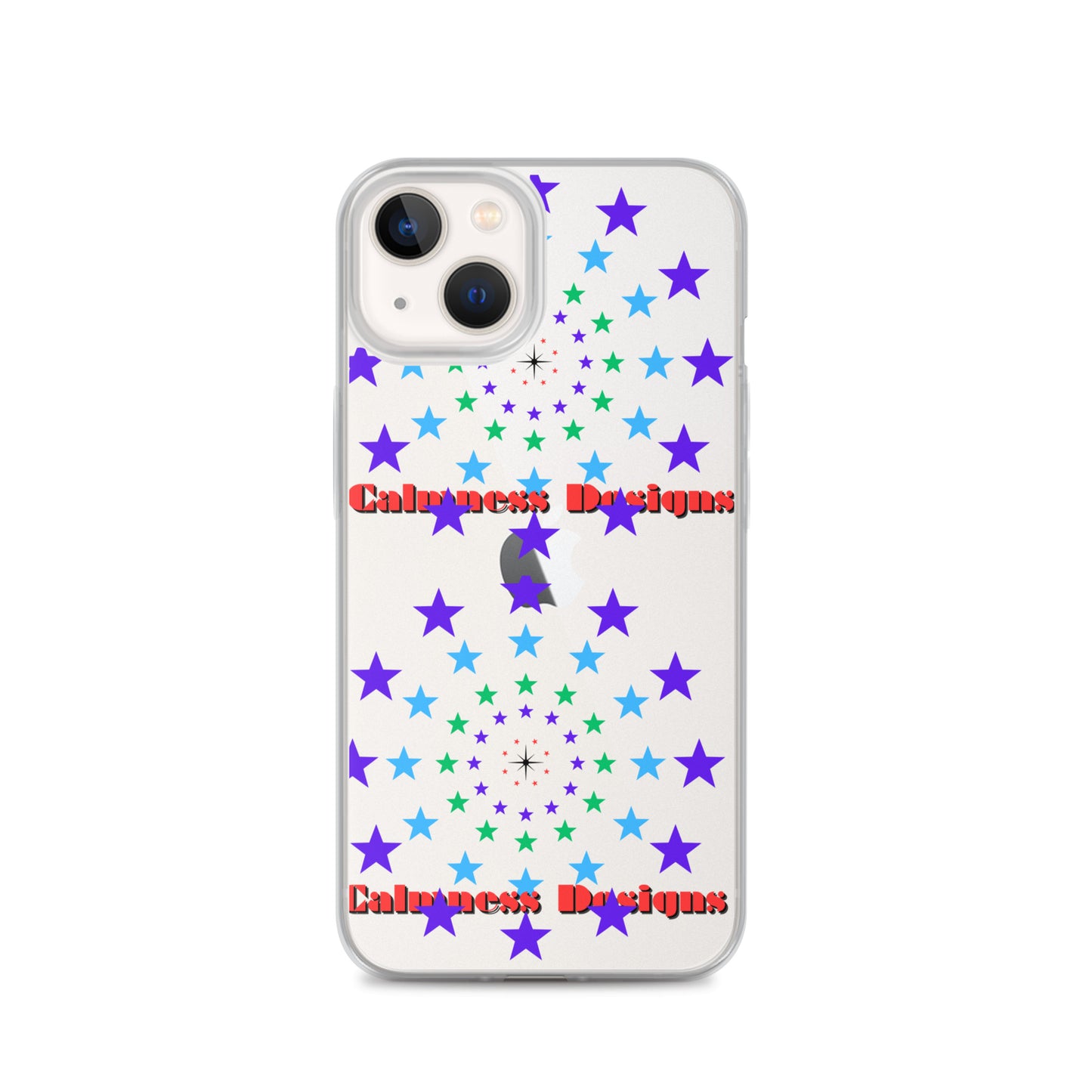 Stars Circle Icon, Calmness Designs, Clear Case for iPhone®