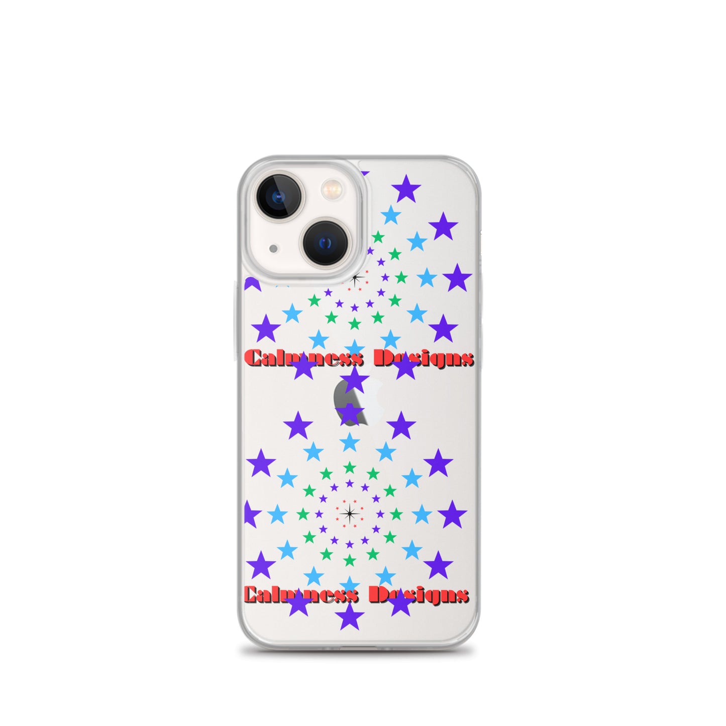 Stars Circle Icon, Calmness Designs, Clear Case for iPhone®