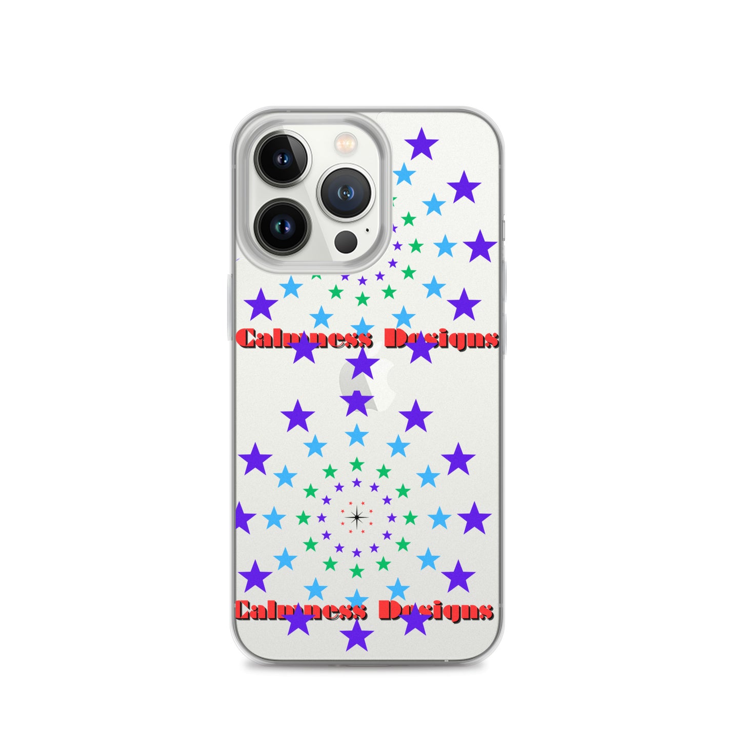 Stars Circle Icon, Calmness Designs, Clear Case for iPhone®