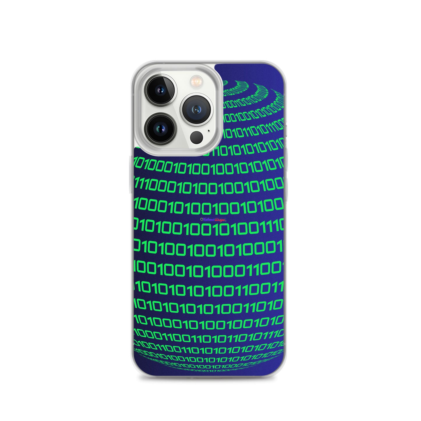 Sphere Binary Code ICON, Ones and Zeros, CALMNESS DESIGNS, Creative Designer's, Clear Case for iPhone®
