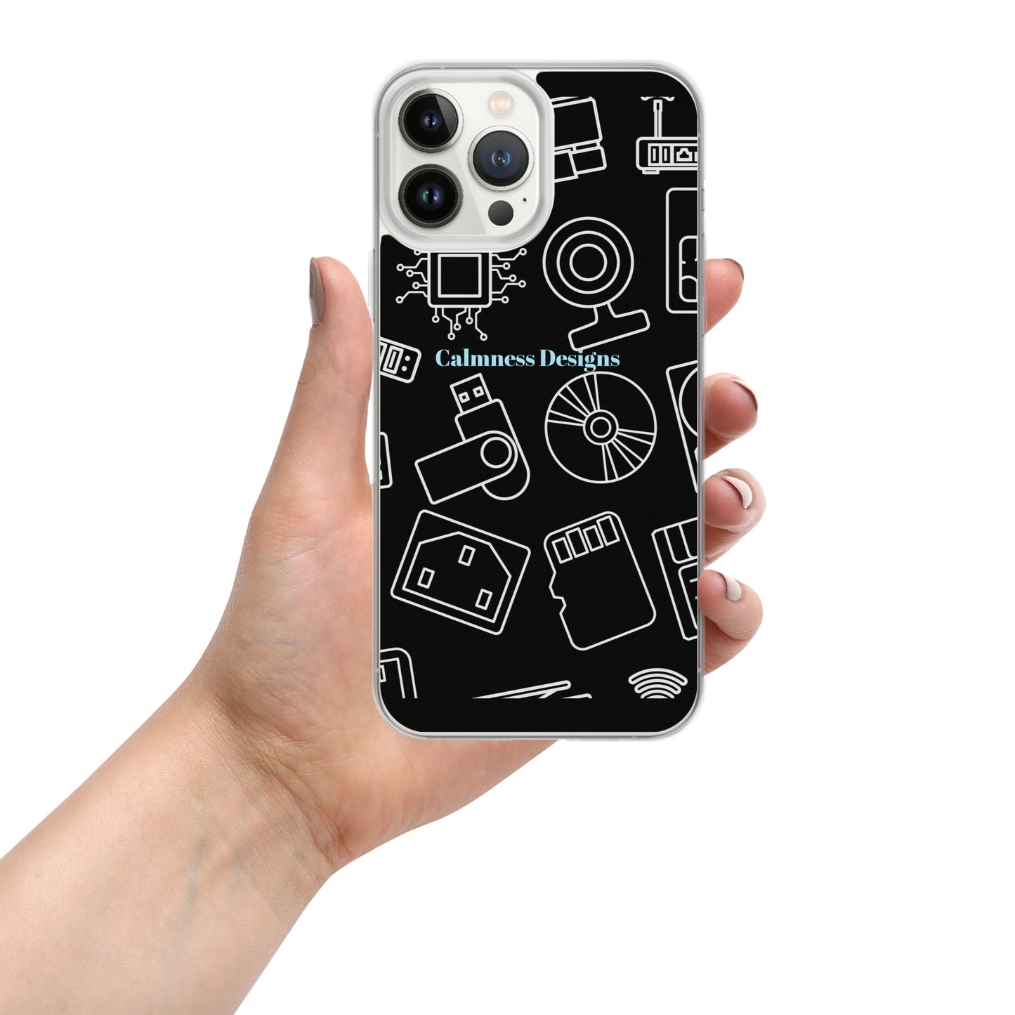 Computer Hardware's, Calmness Designs, Creative Designs, Clear Case for iPhone®