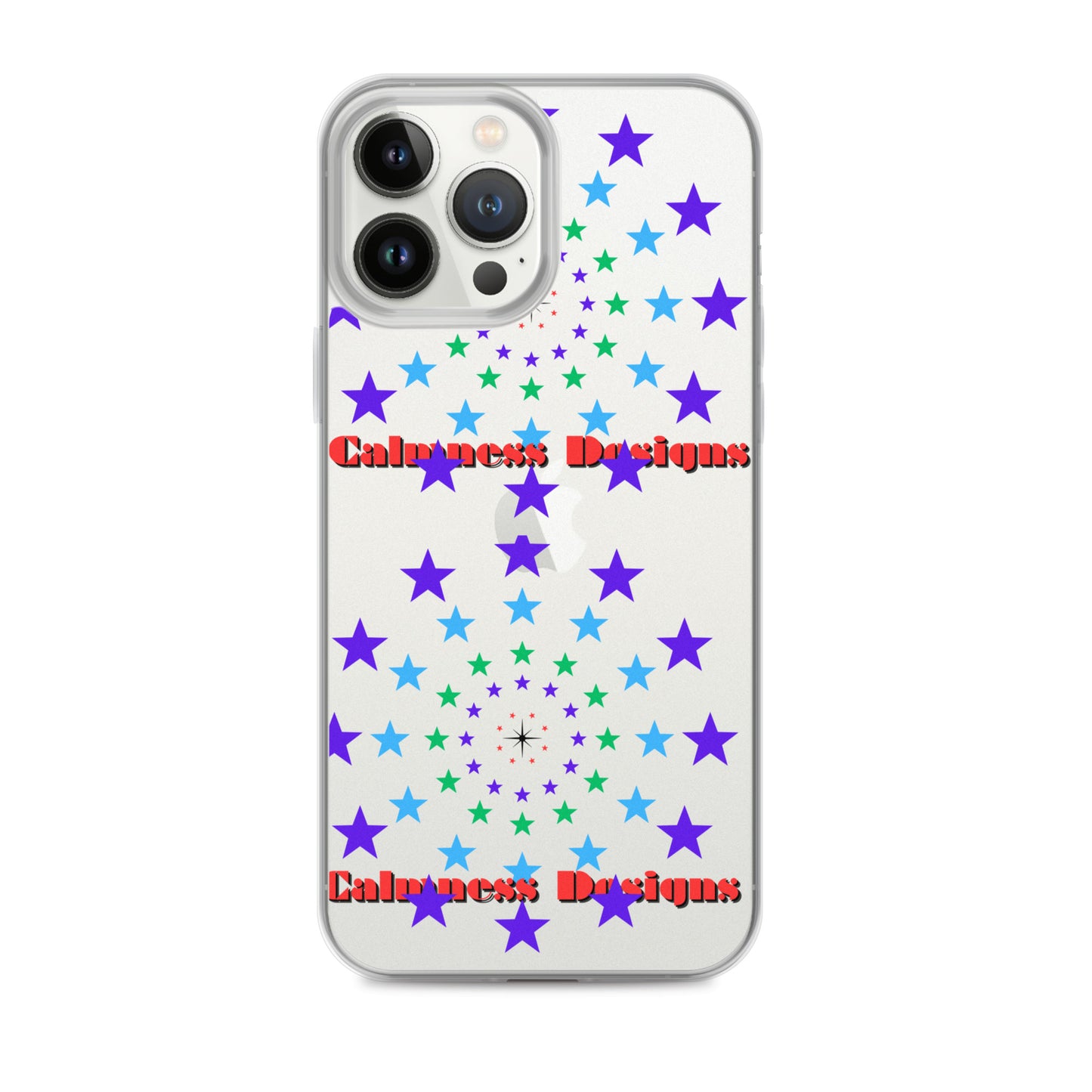 Stars Circle Icon, Calmness Designs, Clear Case for iPhone®