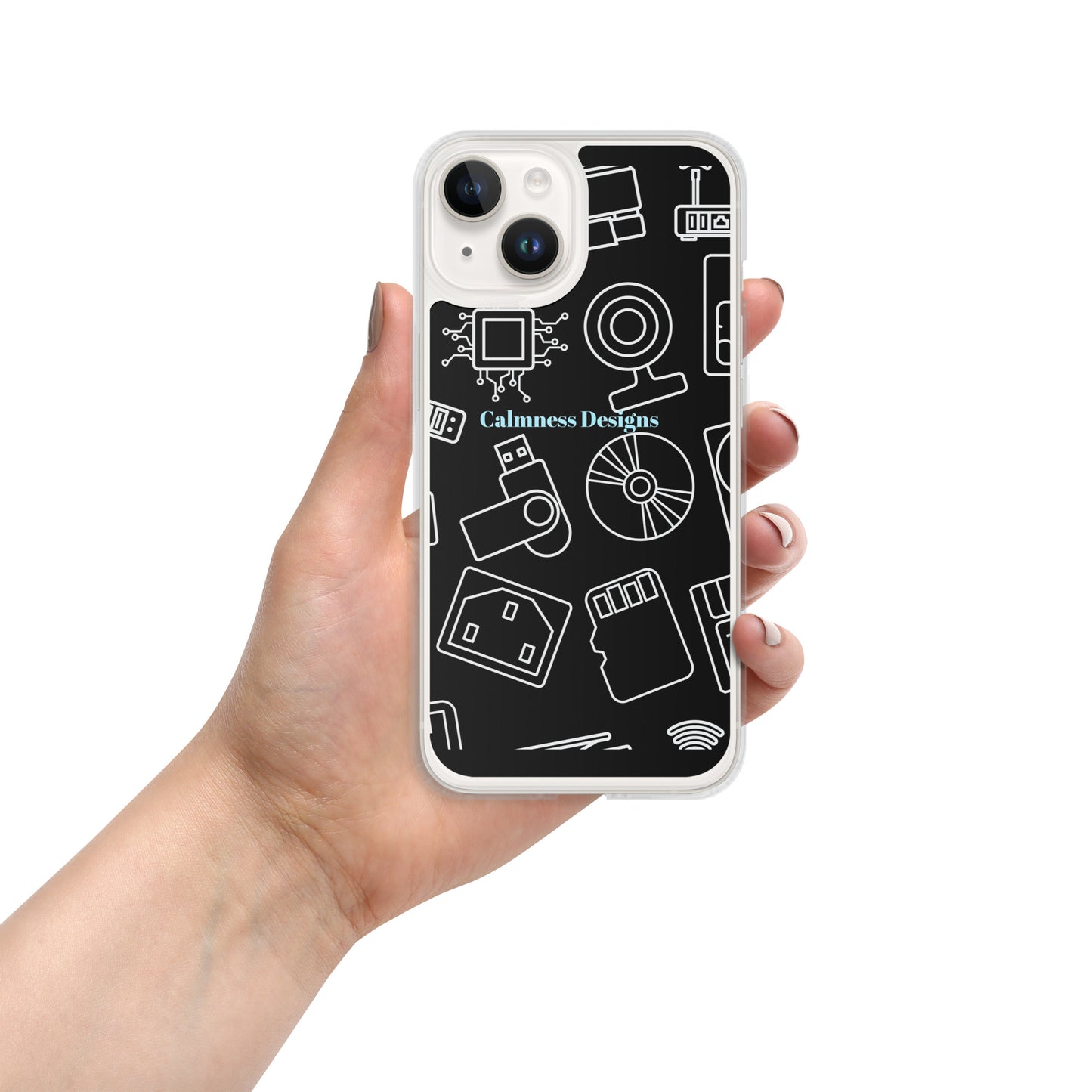 Computer Hardware's, Calmness Designs, Creative Designs, Clear Case for iPhone®