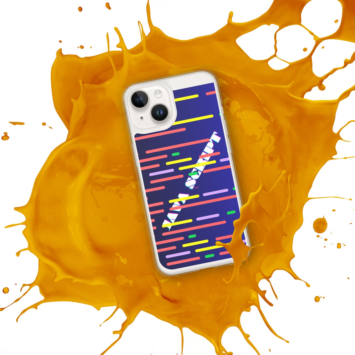 Digital Java Code Text. Computer Software , Java Scrip, CALMNESS DESIGNS, Creative Designer's, Clear Case for iPhone®