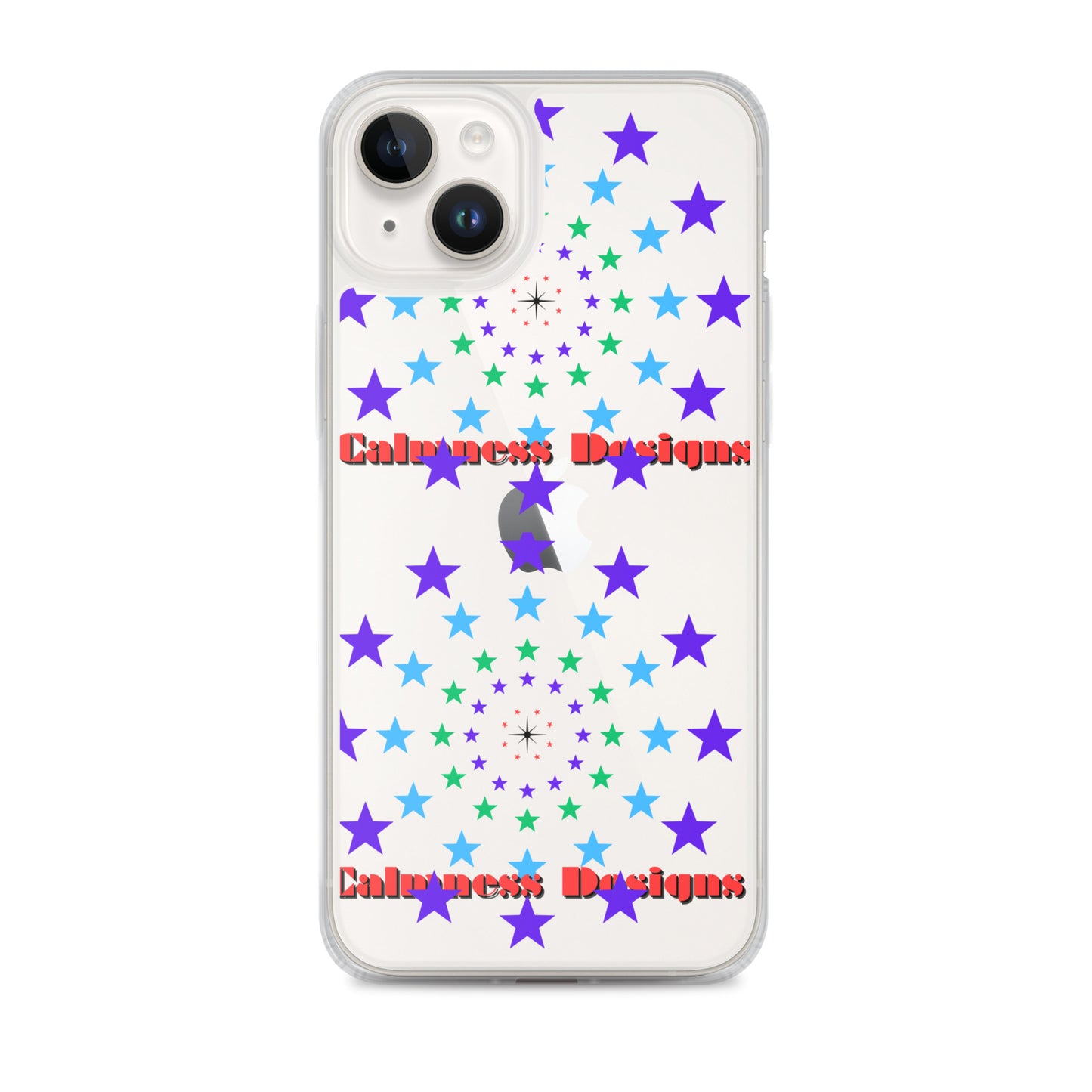 Stars Circle Icon, Calmness Designs, Clear Case for iPhone®