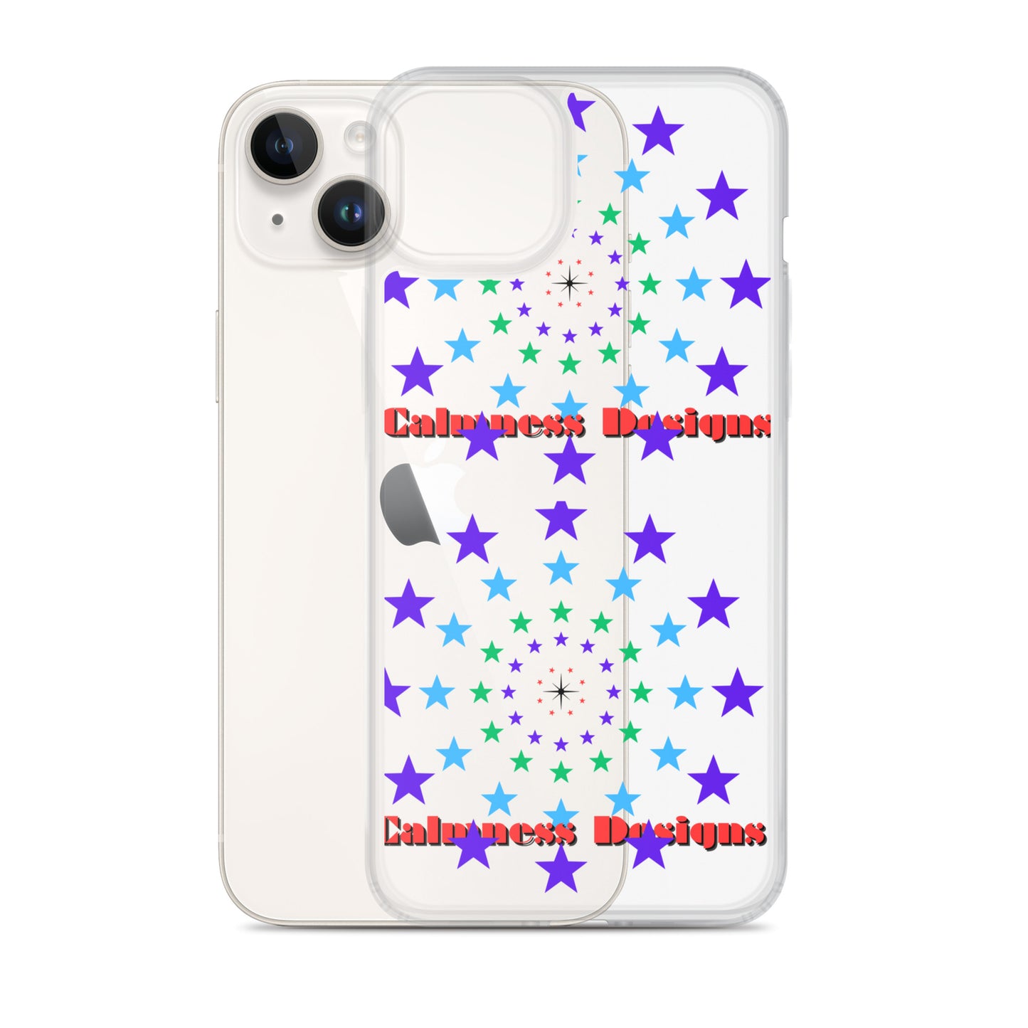 Stars Circle Icon, Calmness Designs, Clear Case for iPhone®