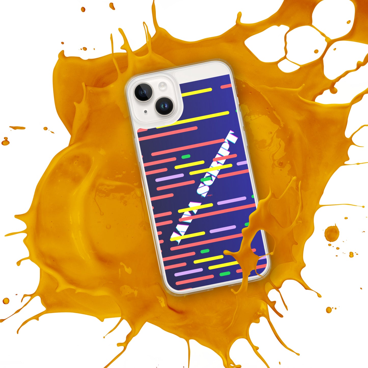 Digital Java Code Text. Computer Software , Java Scrip, CALMNESS DESIGNS, Creative Designer's, Clear Case for iPhone®