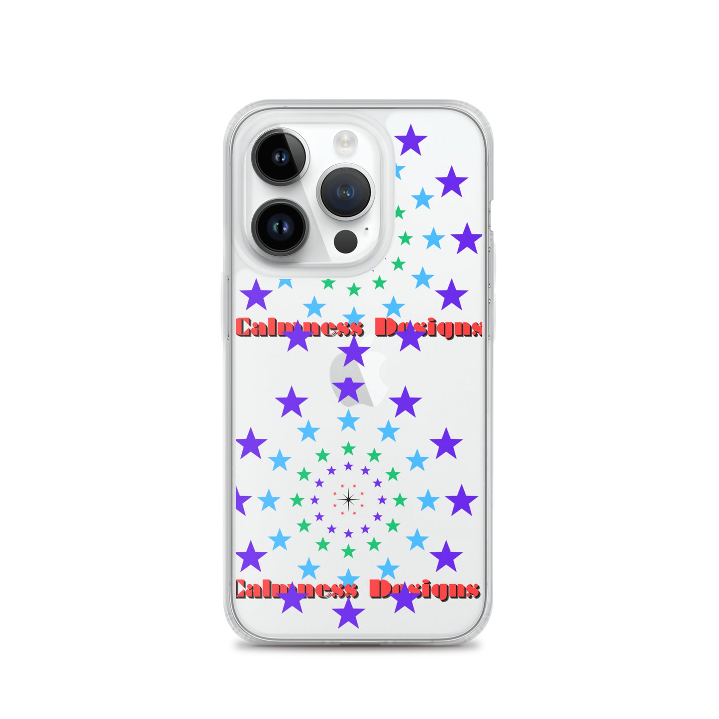 Stars Circle Icon, Calmness Designs, Clear Case for iPhone®