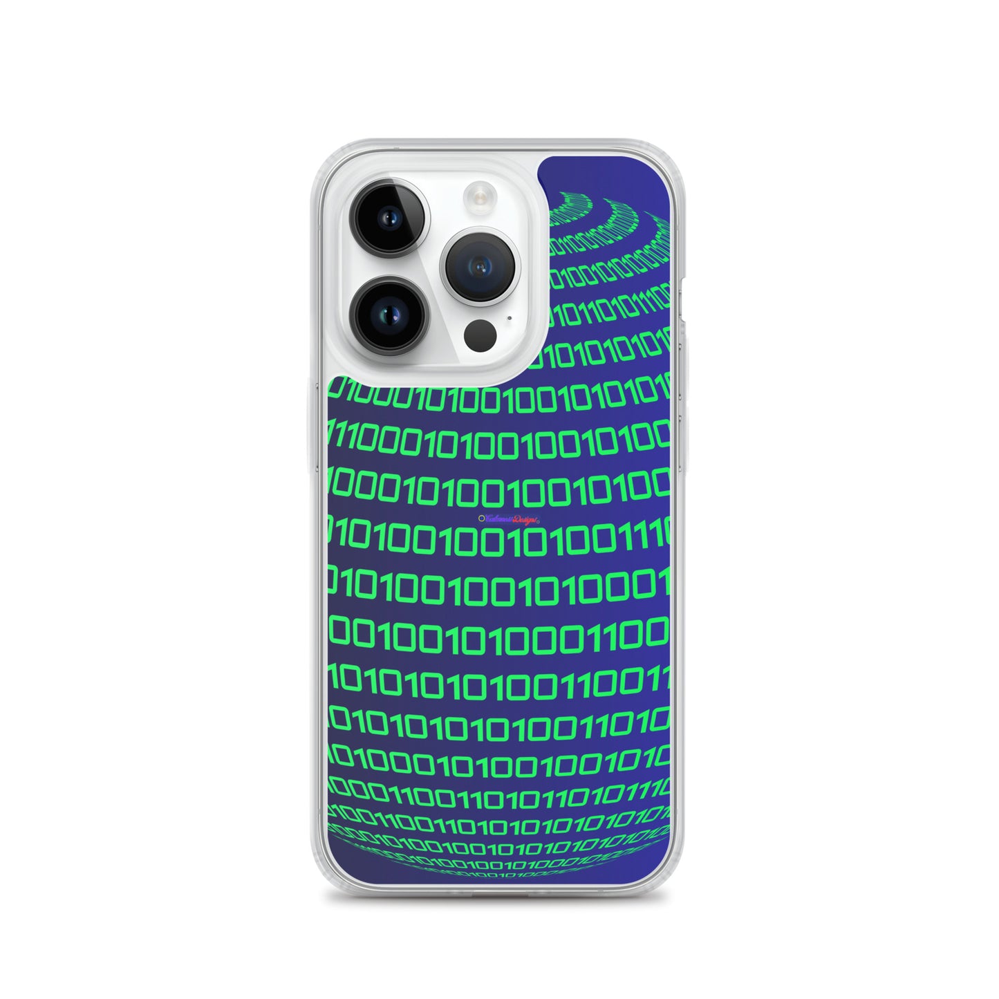 Sphere Binary Code ICON, Ones and Zeros, CALMNESS DESIGNS, Creative Designer's, Clear Case for iPhone®