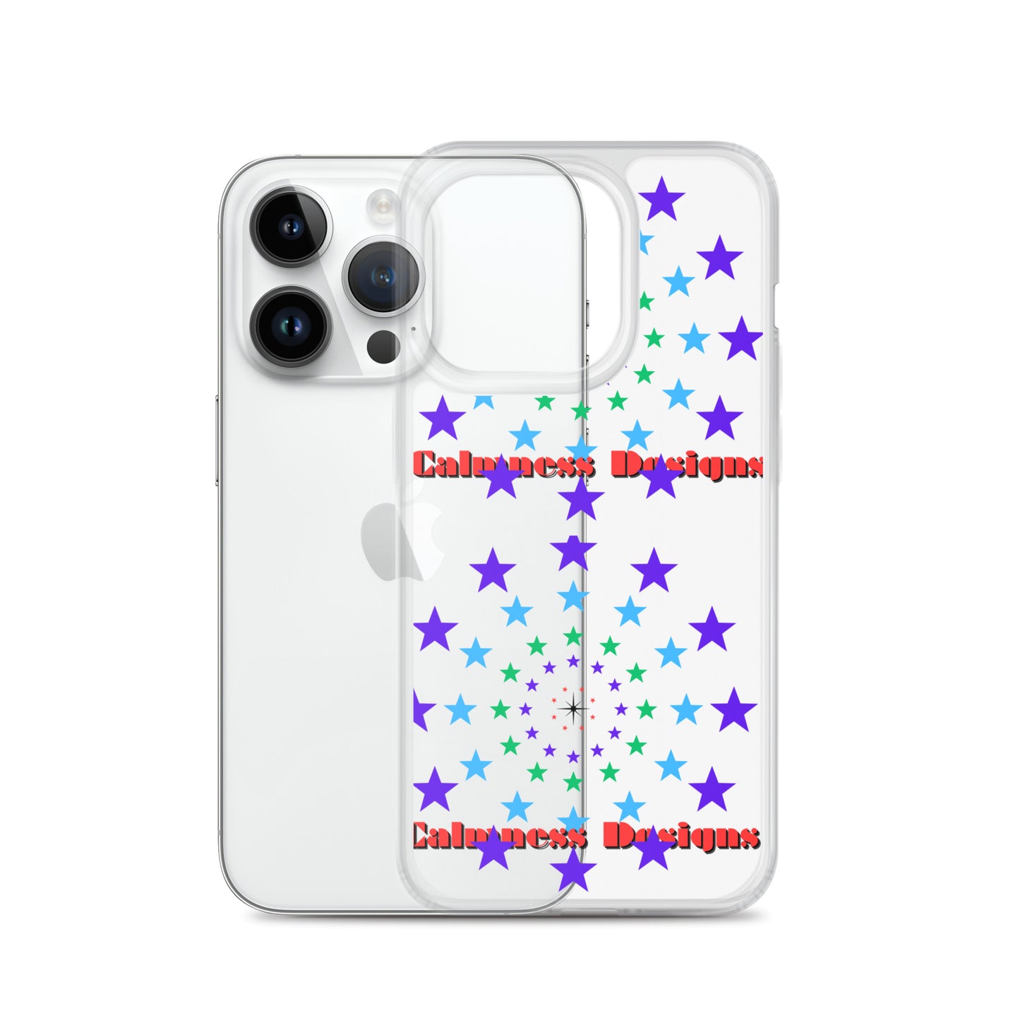 Stars Circle Icon, Calmness Designs, Clear Case for iPhone®