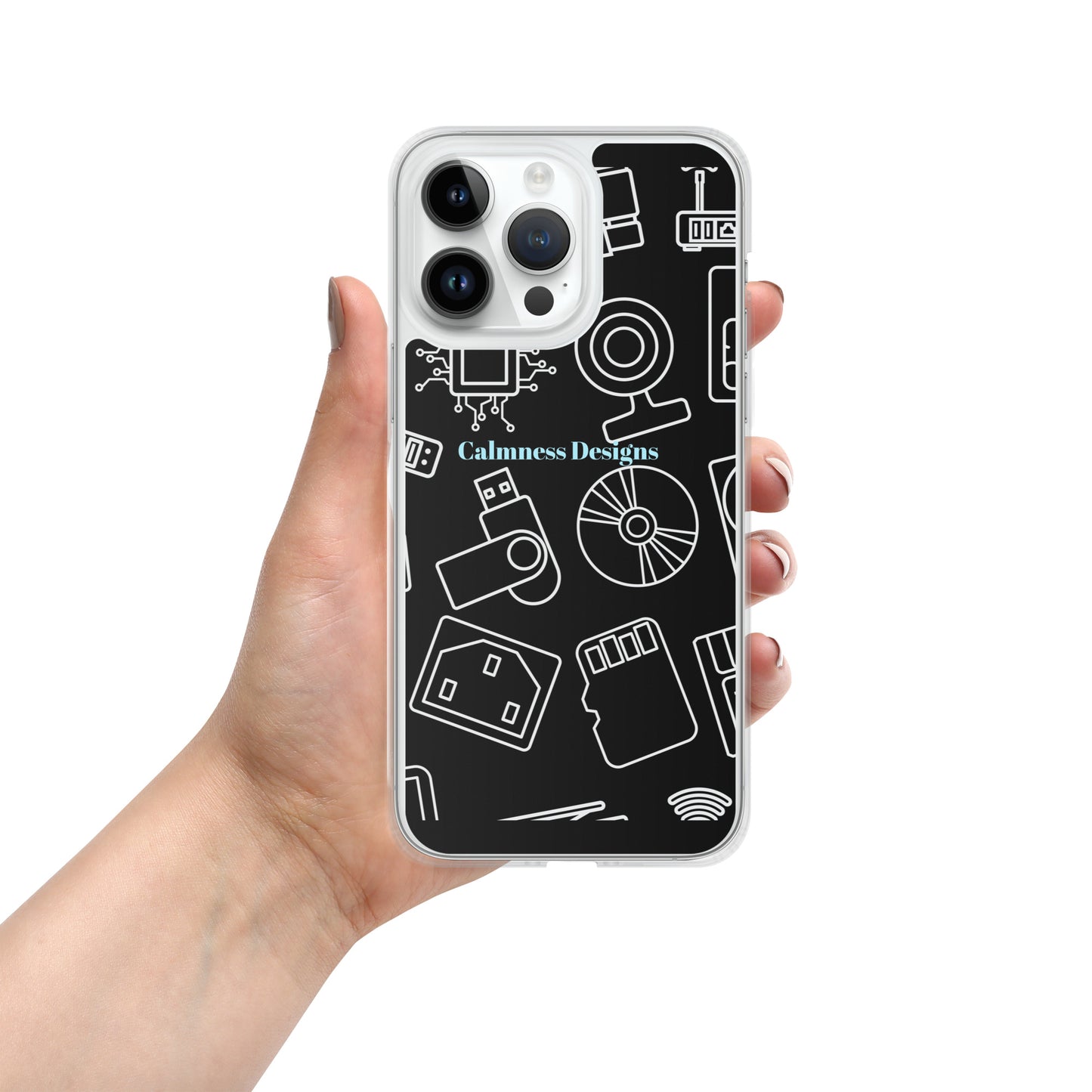 Computer Hardware's, Calmness Designs, Creative Designs, Clear Case for iPhone®