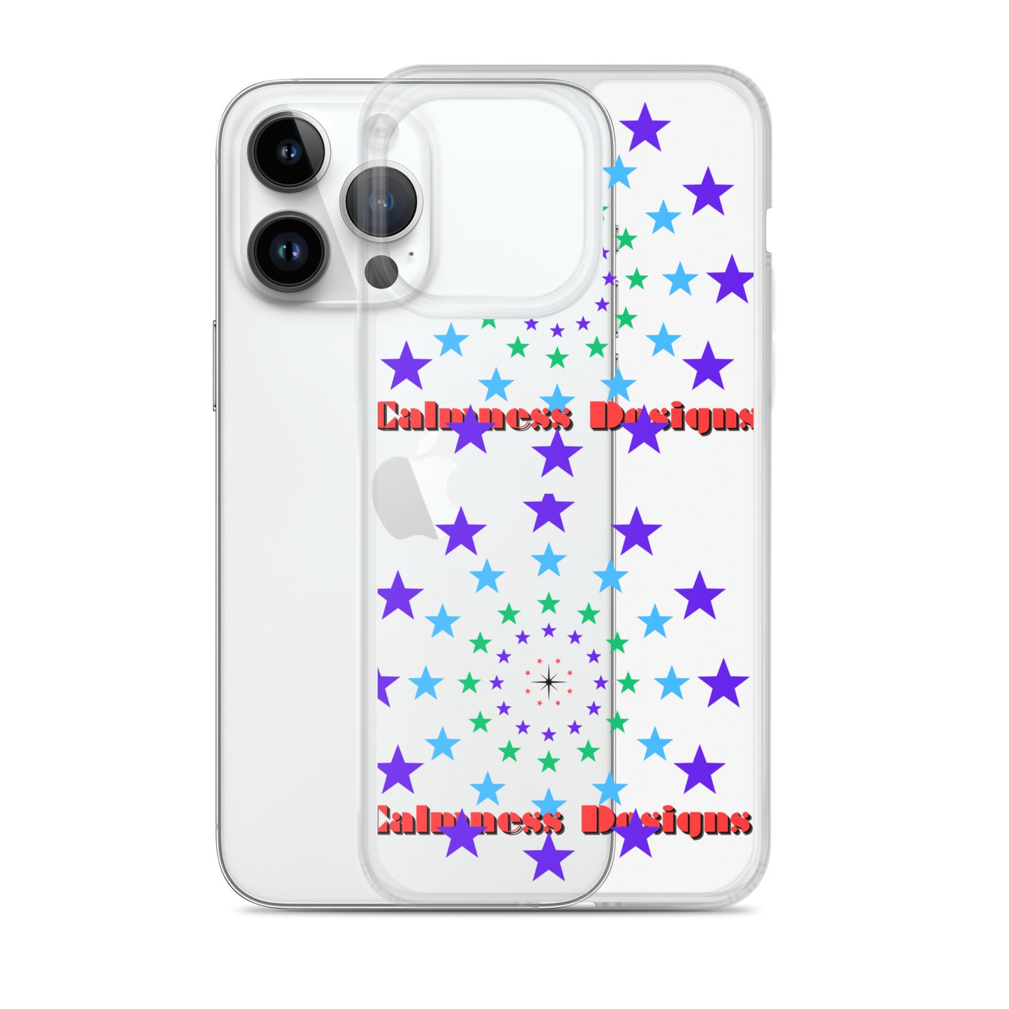 Stars Circle Icon, Calmness Designs, Clear Case for iPhone®