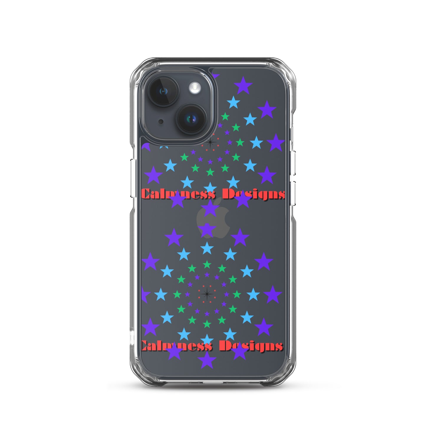 Stars Circle Icon, Calmness Designs, Clear Case for iPhone®