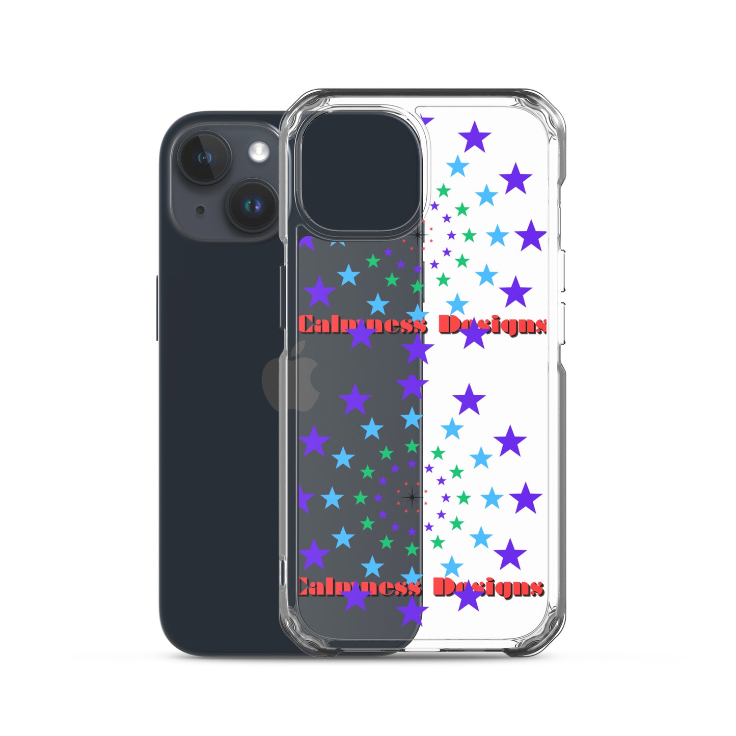 Stars Circle Icon, Calmness Designs, Clear Case for iPhone®