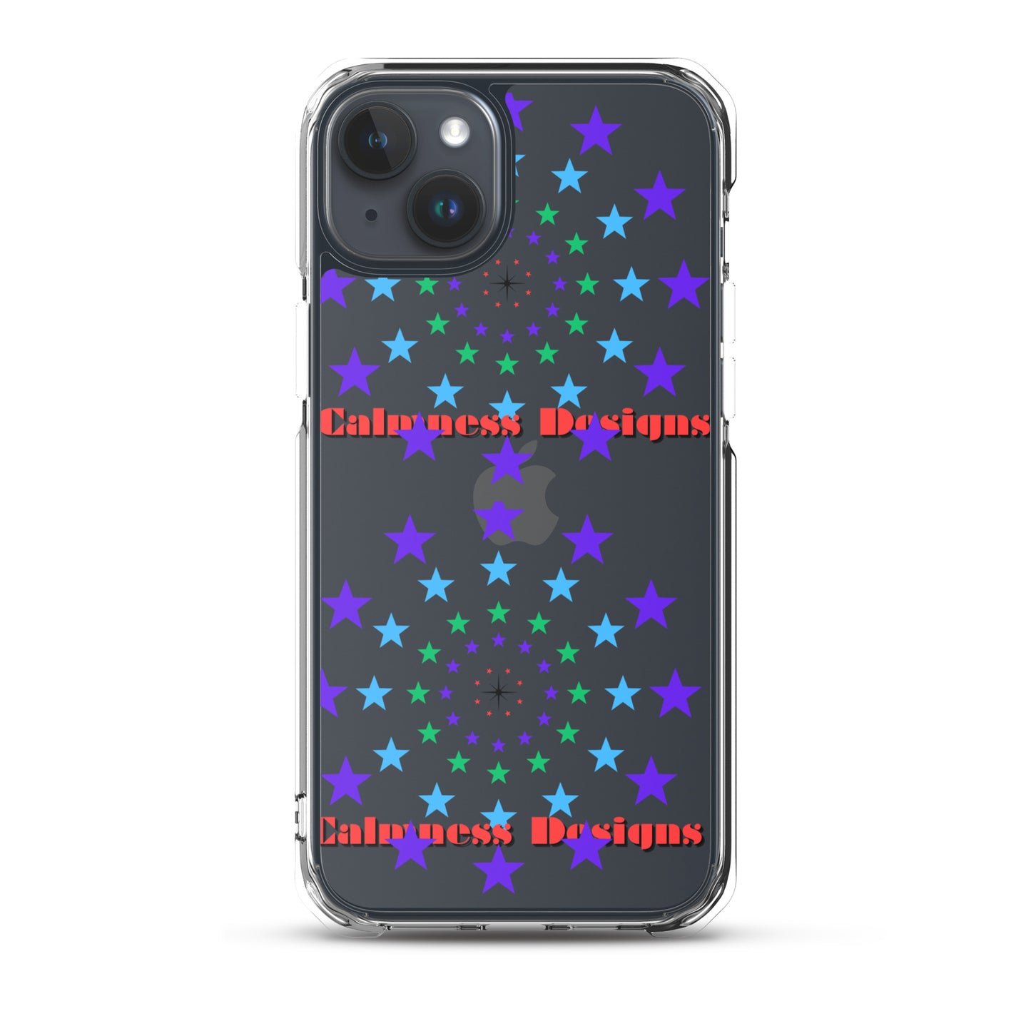 Stars Circle Icon, Calmness Designs, Clear Case for iPhone®