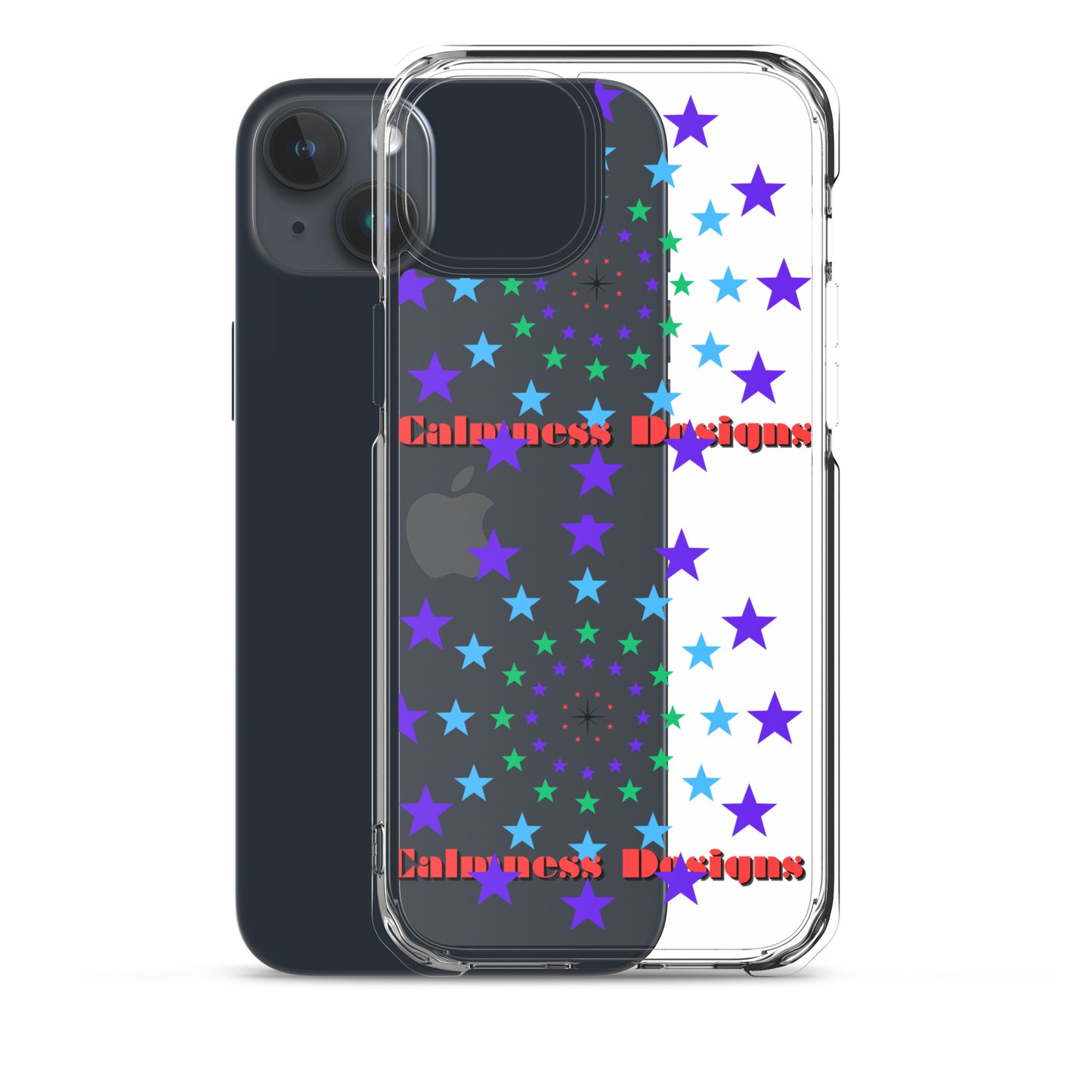 Stars Circle Icon, Calmness Designs, Clear Case for iPhone®