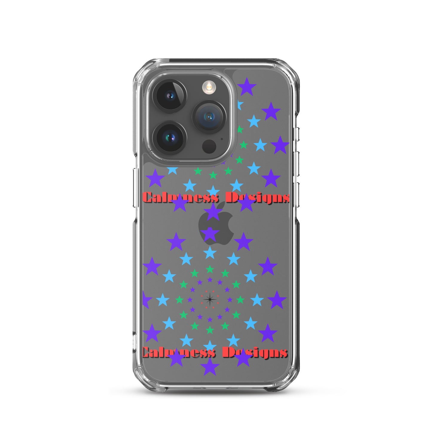 Stars Circle Icon, Calmness Designs, Clear Case for iPhone®