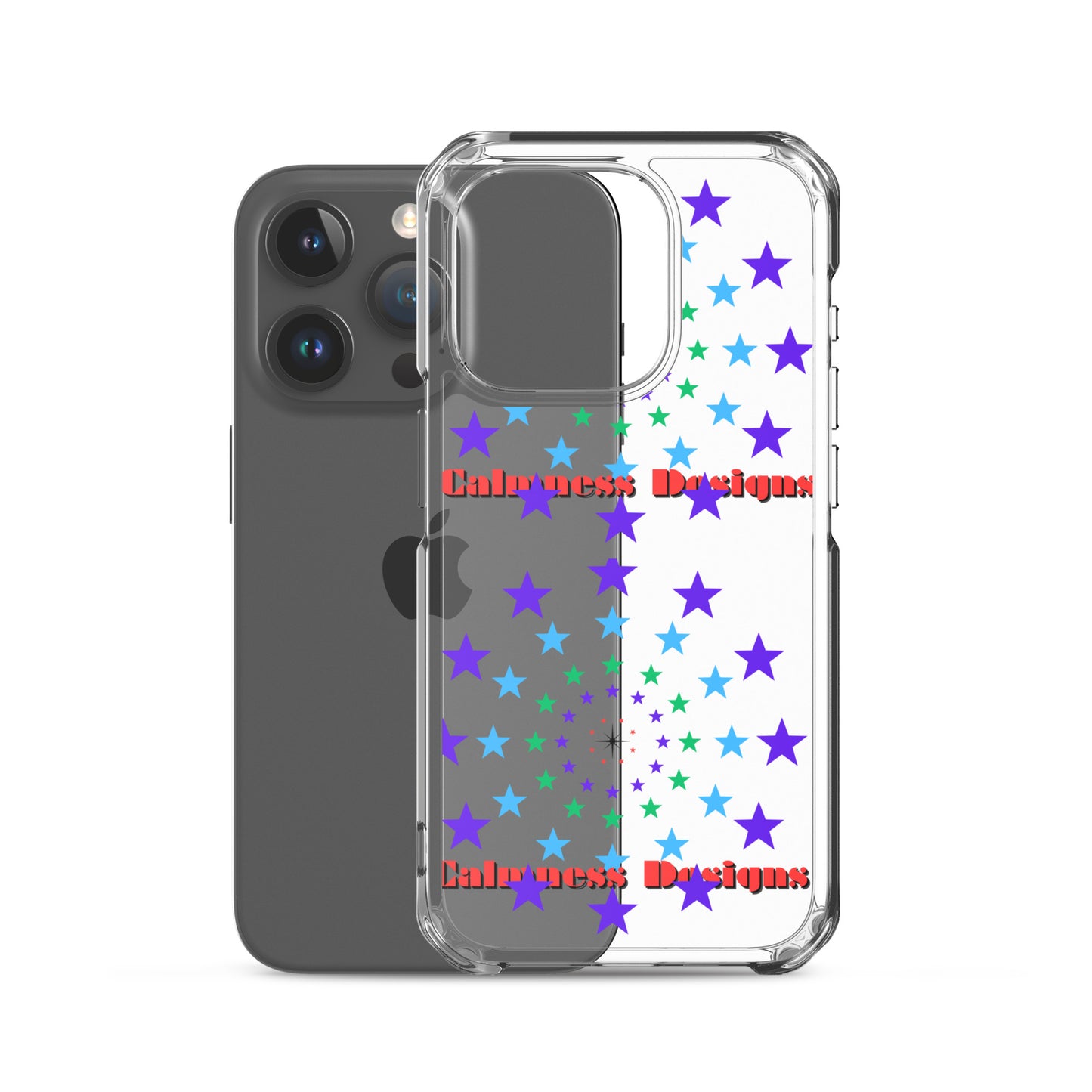 Stars Circle Icon, Calmness Designs, Clear Case for iPhone®