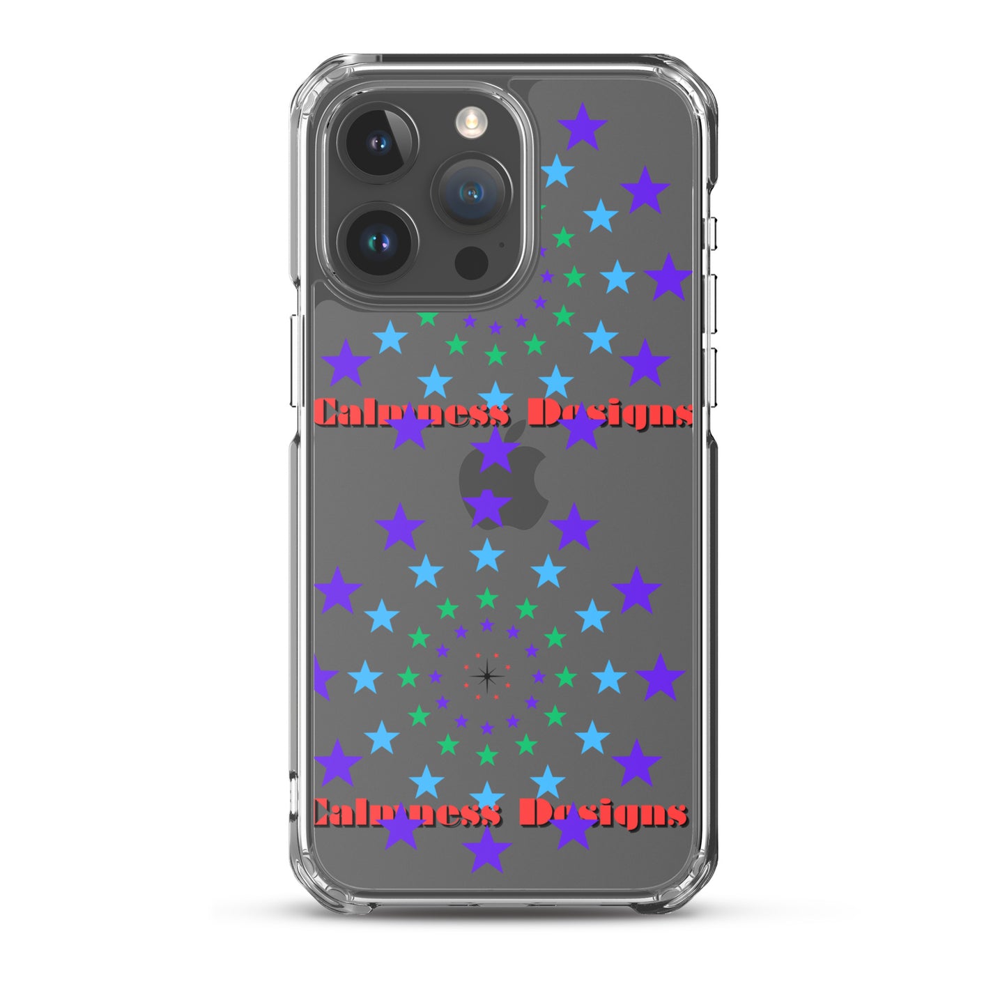 Stars Circle Icon, Calmness Designs, Clear Case for iPhone®