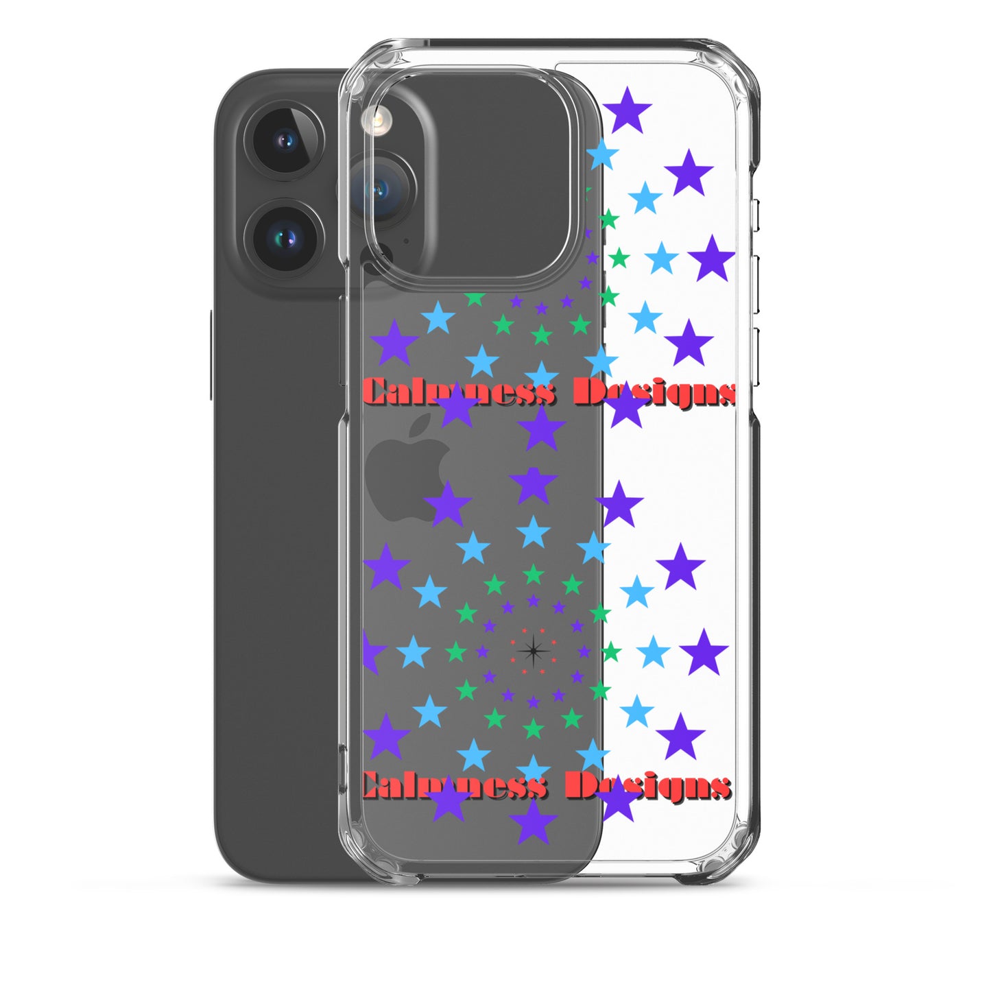 Stars Circle Icon, Calmness Designs, Clear Case for iPhone®