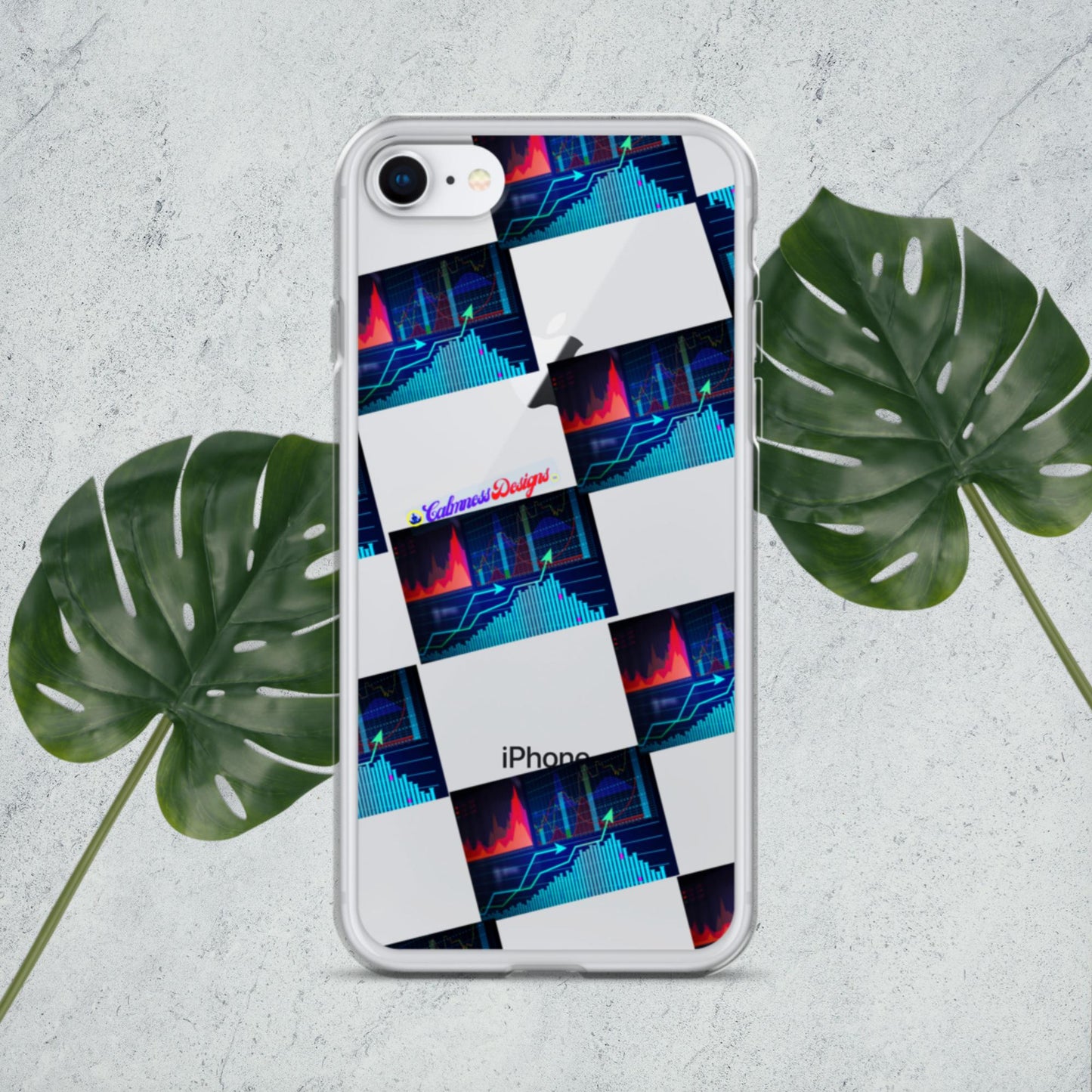 Growth Chart, Arrow, Stock, Calmness Designs, Creative Designs, Clear Case for iPhone®