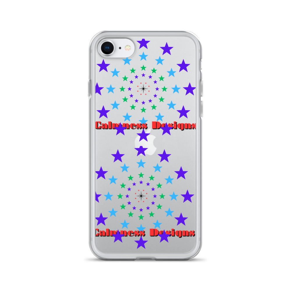Stars Circle Icon, Calmness Designs, Clear Case for iPhone®